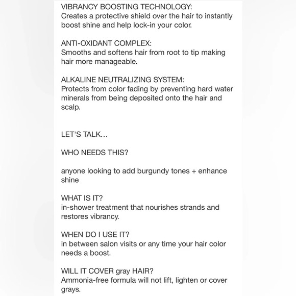 Kristin Ess Hair Toning Gloss Amethyst Stone Signature Gloss - Discontinued - Picture 6 of 7